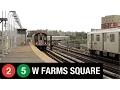 NYC Subway West Farms Square 2 and 5 Trains
