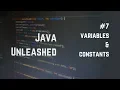 Variables And Constants Explained