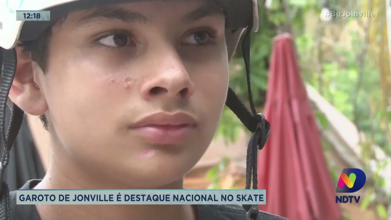 Garoto de Joinville é destaque nacional no skate