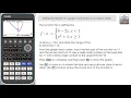 Setting the domain for a graph of a function on a Casio fx-CG50 Calculator