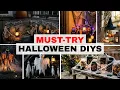 Must-Try DIY Halloween Ideas Budget Decor Dollar Tree Crafts Spooky Ideas