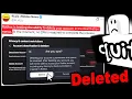 WHAT WERE THEY THINKING Roblox account delete button