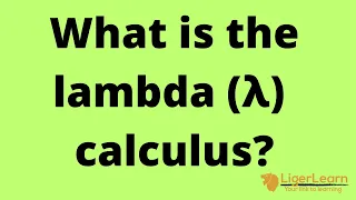 What is the lambda calculus