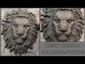 Lion Head 3D Sculpture Sculpting a lion head Armature lion sculpture by Jagya Jyoti Bora