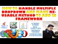 How to handle Multiple Drop Down How to Create Reusable Method In your Framework