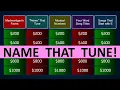 Guess the Song Jeopardy Style Quiz