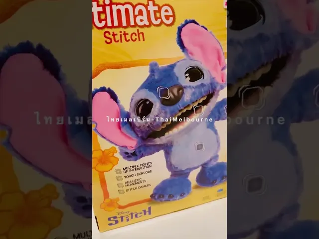 NEW! Stitch Interactive Feature Plush Toy แบบสมจริงขีดสุด
