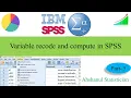 Variable recode and compute in SPSS Bangla Tutorial for beginners Part-5
