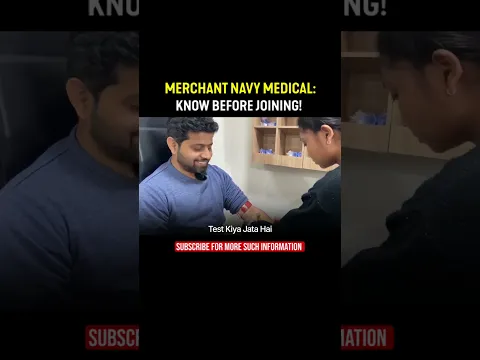 Merchant Navy Medical Test Kaise hota hai - Complete Vlog | 2026