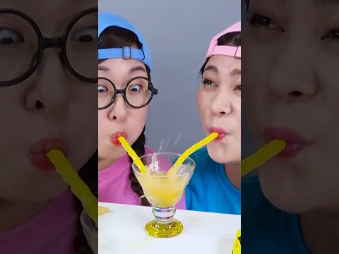 Yellow food Mukbang 노란색 음식 먹방