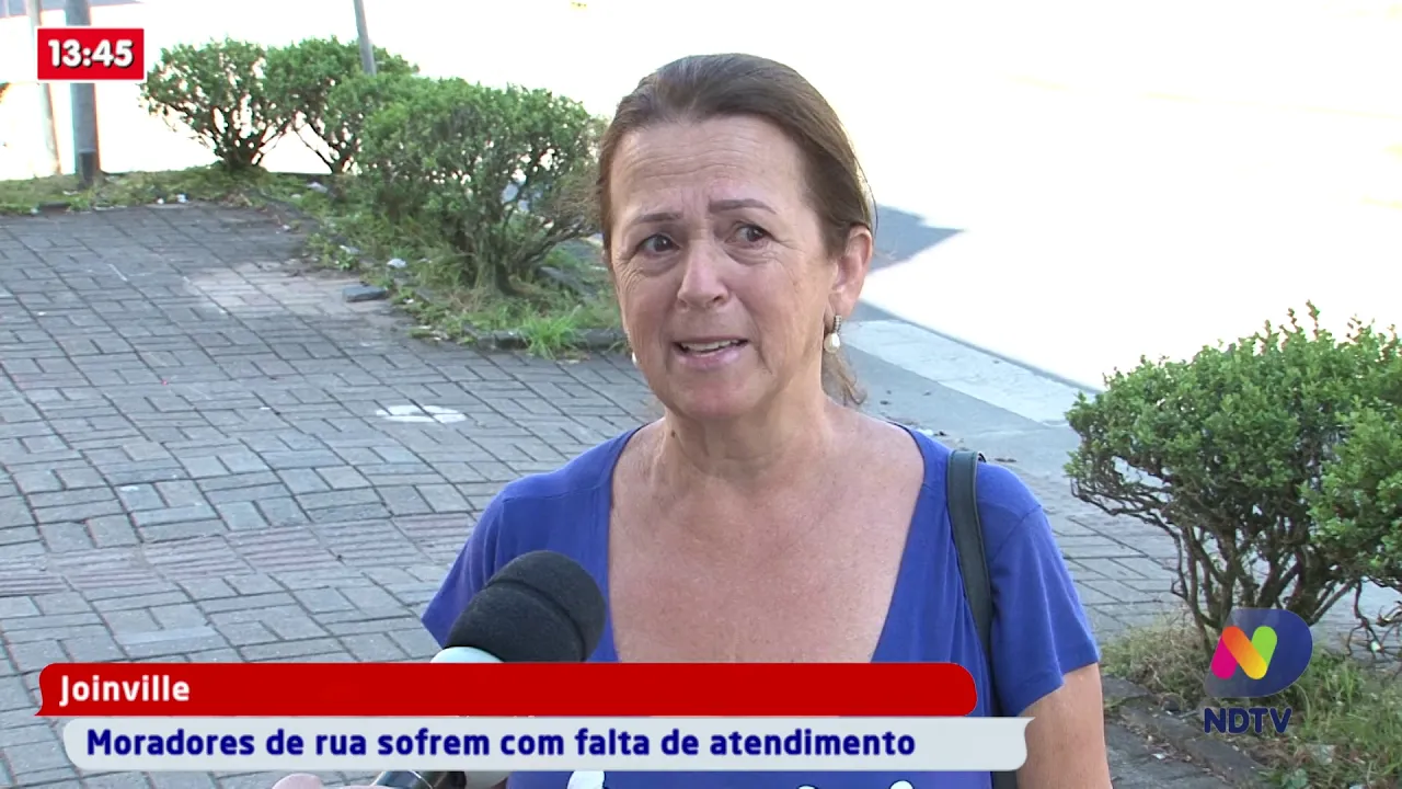 Moradores de rua sofrem com falta de atendimento em Joinville