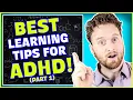 AD School Tips BEST Learning Techniques For People With AD Part 1