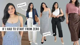 Affordable & Sustainable Items I Would Buy If I Had To Start From ZERO | Summer Capsule Basics