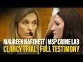 FULL TESTIMONY MSP Crime Lab s Maureen Hartnett testifies at Lindsay Clancy s murder trial