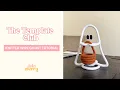 EASY Knitted Wire Ghost Tutorial Make I-Cord Art for Halloween Decor FREE Template