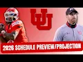 Utah College Football Schedule Projection 2026