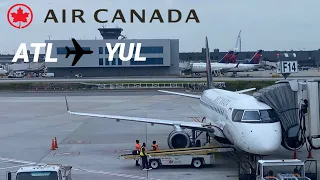 Air Canada Express Atlanta - Montreal Embraer E175 Preferred Economy seat Trip Report