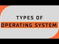 Types of Operating System OS Classification Explained for Beginners
