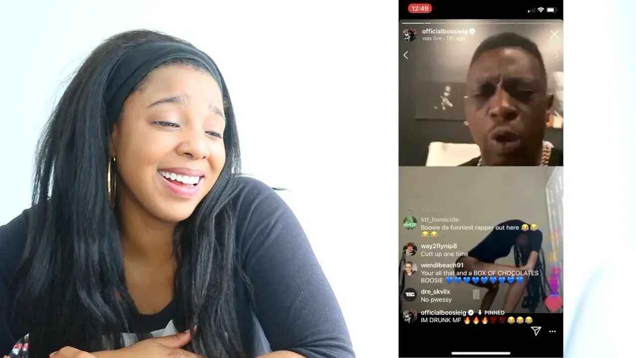 NICOLE TV DANCING ON BOOSIE'S LIVE | Reaction