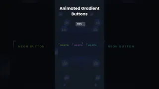 Animated Gradient Buttons With Pure Css