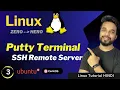 Access Linux Server Remotely Using SSH - Putty Windows CMD GitBash MobaXterm