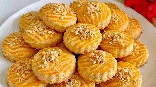 BISCOTTI CHE SI SCIOLGONO IN BOCCA !Con Pochi Ingredienti! Facili, Friabili e Deliziosi 😋 