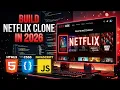 Modern Netflix Website Using HTML CSS JavaScript Responsive Netflix Clone Tutorial