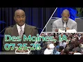 First Church TOG Broadcast July 25th 2026 Saturday PM Edited With Scriptures from Des Moines IA