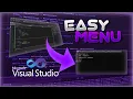 Create a menu with a FEW LINES OF CODE for your console applications