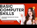 computer skills - spreadsheet menubar and toolbar class 15
