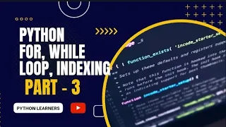 Python loops slicing etc