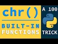 Read Unicode Using chr Python Built-in Functions