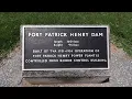 Fort Patrick Henry Dam and the Holston River at the confluence of Reedy Creek 4K