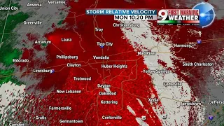 Dayton Area tornadoes - Velocity