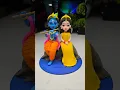 Lagu Radha Rani idol making with clay 🌸 Radha Krishna ji 🙏🏻 Radhe Radhe jai shree Krishna #shorts #short