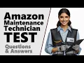 How to Pass AMAZON MAINTENANCE TECHNICIAN ASSESSMENT TEST - Questions and Answers with Solutions