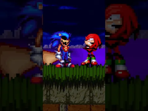 Knuckles Burns Away #sonic #sonicthehedgehog #sonicexe #shorts #shortsvideo #sonicmovie
