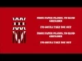 Download Lagu ONE OK ROCK- Paper Planes ft. Kellin from Sleeping with Sirens (lyrics video)