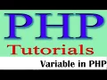 php tutorial in hindi part 3 Variable in PHP