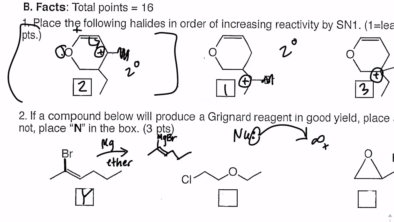 ACS Organic Chemistry II Exam 1 Review Session | February 11, 2020