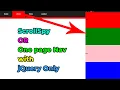ScrollSpy One Page Nav using jQuery Only HTML5 CSS3 jQuery