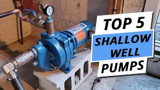 Top 5 Best Shallow Well Pumps You Can Buy Right Now 2026