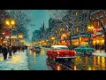 Lagu Trip to 1950s Winter Café near the Cinema | Nostalgic Vintage Songs | Sinatra, Nat King Cole