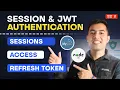 Hybrid Authentication Secure Fast Login with Sessions JWT Access Refresh Token