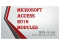 Access 2016 Module 2 Part 2-Table Field Properties in Design View-720p
