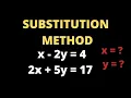 Simultaneous Equation Using Substitution Method Easy Guide