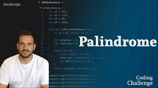 Palindrome Coding Challenge Live Coding JavaScript Solution