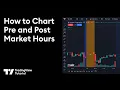 How to Chart Pre and Post Market Hours Tutorial