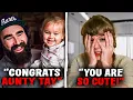 Download Lagu Taylor Swift MELTS AWAY Seeing Baby Wyatt Kelce React To Her Engagement