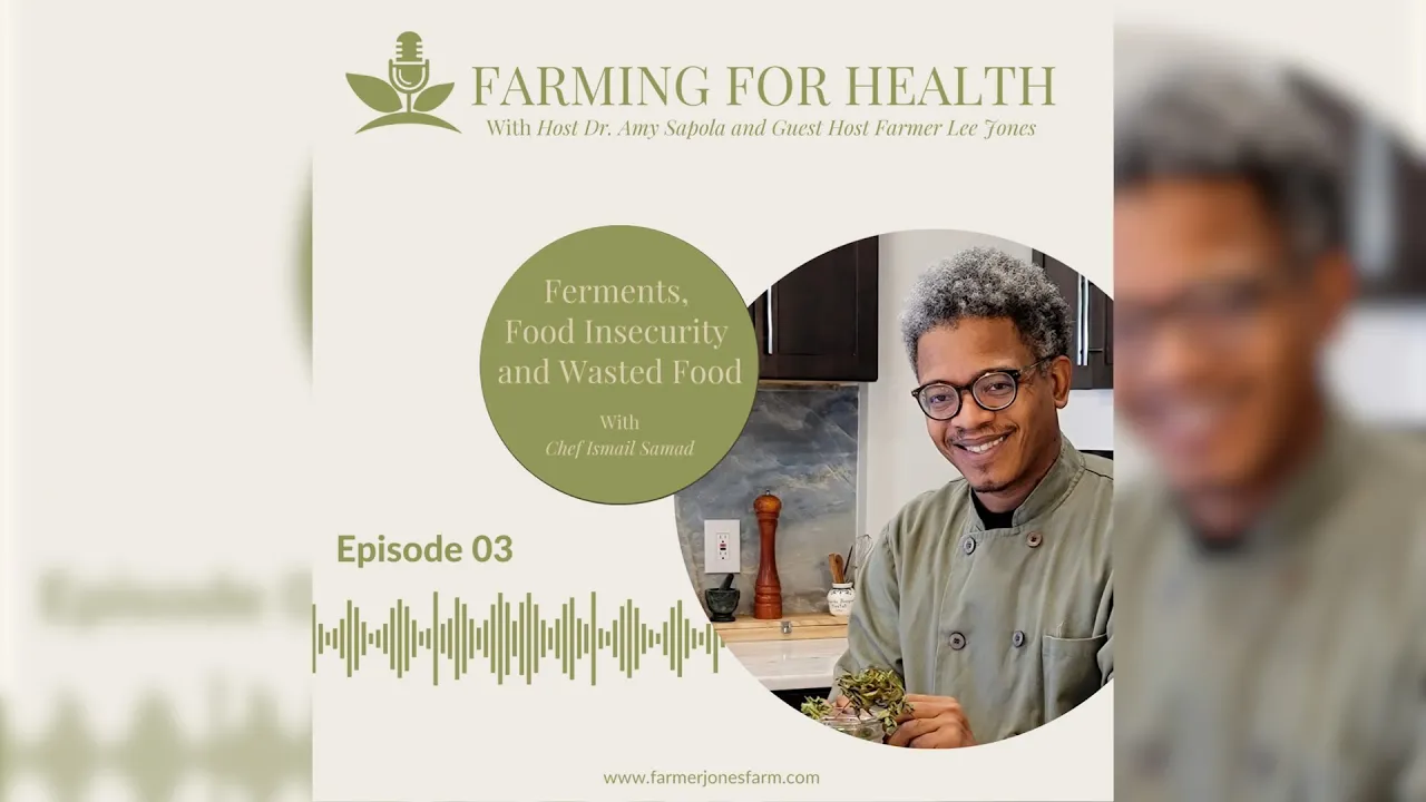 Ferments, Food Insecurity and Wasted Food   FARMING FOR HEALTH PODCAST